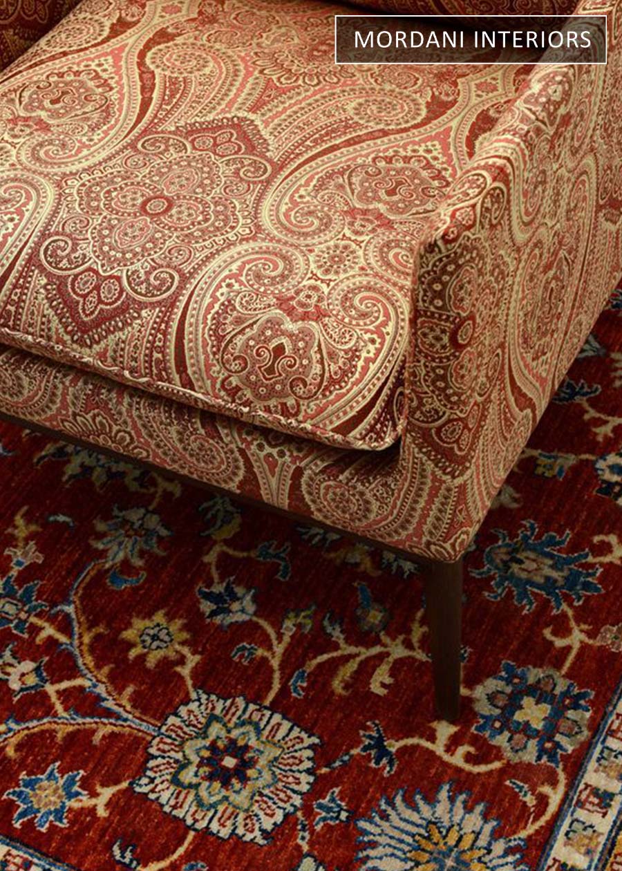 Intricate Damask Jacquard Upholstery 